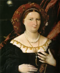 Portret van Lucina Brembati