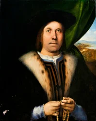 Portret van een Man met een Rozenkrans, c.1520
