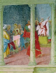Scènes uit het leven van St. Barbara (detail)