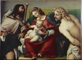 De Maagd en het Kind met St. Roch en St. Sebastian