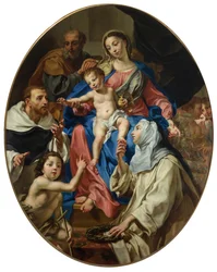 Onze Lieve Vrouw van de Rozenkrans en Heiligen