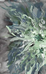 Groene abstracte flora