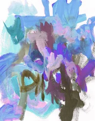 Levendige abstracte penseelstreken