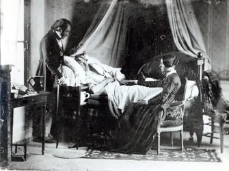 Het Bezoek van de Dokter aan de Patiënt, c.1840-50