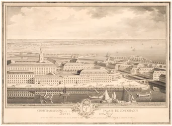 Christiansbourg Paleis van Kopenhagen