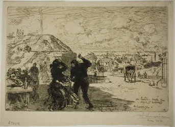 Een maandag, binnenkomst in Prés-Saint-Gervais