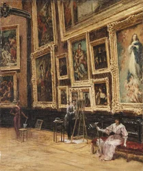 In het Louvre