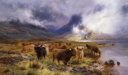 Door Glencoe op weg naar de Tay, 1899