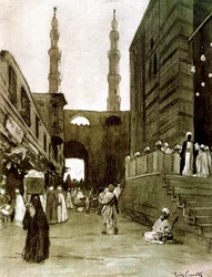 Bab El Fetouh, Caïro, Egypte, 1928