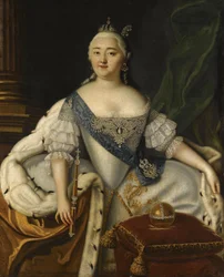Portret van Keizerin Elisabeth 1709-1762