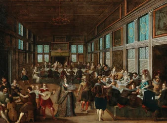 Huwelijksgezelschap, 1605.