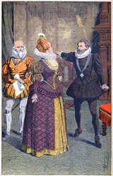 Hendrik IV en Gabrielle d