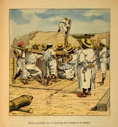De Oorlog in Madagaskar-Anekdotische Geschiedenis van de Franse Expedities van 1885-1895 door Henri Galli, geïllustreerd door Louis Bombled (1862-1927): Hova