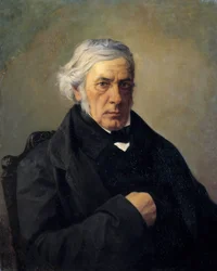 Portret van de filosoof Victor Cousin