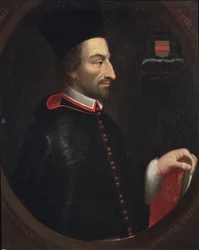 Portret van Cornelius Jansen, genaamd Jansenius, bisschop van Ieper
