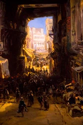Straat in de Kasbah van Algiers