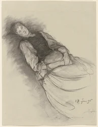 Anna Auer rustend
