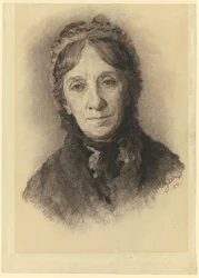 Portret van de moeder van de kunstenaar