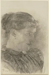 Portret van de zus van de kunstenaar