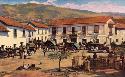Scène in La Paz, Bolivia