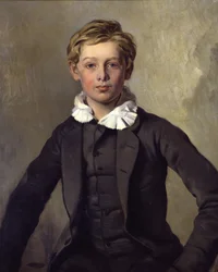 Portret van Graaf Hans Haubold von Einsiedel, 1855