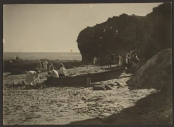 [Strandscène].