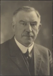 Portret van een man met dasspeld