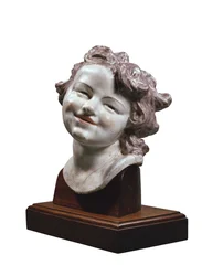 Hoofd van Lachend Kind, c. 1752 (porselein)