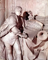 Monument voor George Frederic Handel, Westminster Abbey