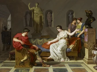 Cleopatra en Octavianus