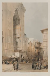 Egypte en Nubië, Deel III: Grote ingang van de moskee van de Sultan Hassan
