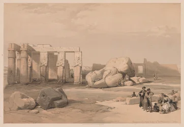 Egypte en Nubië: Deel II - Nr. 4, Fragmenten van de Grote Kolossen, bij het Memnonium