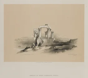 Egypte en Nubië, Deel II: Ruïnes van de Tempel van Kardeseh, Nubië