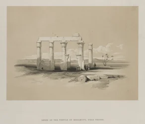 Egypte en Nubië, Deel II: Ruïnes van de tempel van Madamoud, in Thebe