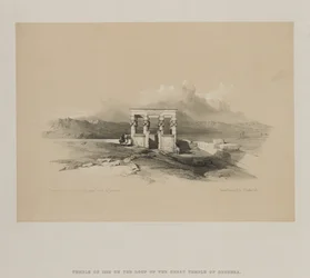 Egypte en Nubië, Deel II: Tempel van Isis op het dak van de Grote Tempel van Dendera, 1848