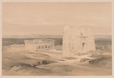 Egypte en Nubië: Deel I - Nr. 34, Tempel van Edfou. Oude Appolinopolis, Opper-Egypte
