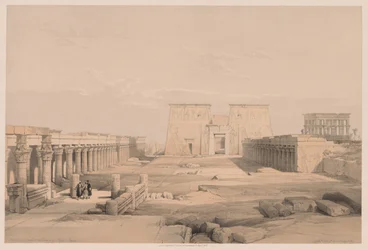 Egypte en Nubië: Deel I - Nr. 42, Grote Toegang tot de Tempel van Philae, Nubië