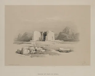 Egypte en Nubië, Deel I: Tempel bij Tafa in Nubië