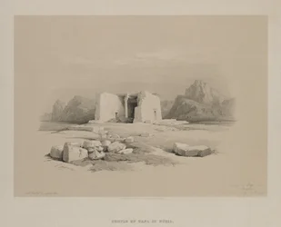 Egypte en Nubië, Deel I: Tempel in Tafa in Nubië, 1846