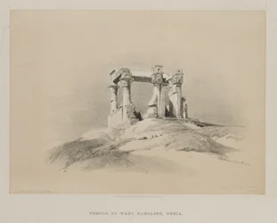 Egypte en Nubië, Deel I: Tempel van Wady Kardassy in Nubië, 1846