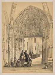 Schetsen in België en Duitsland, Eerste Serie, Portiek van Frauenkirch, Neurenberg