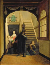 Scène uit de jeugd van Blaise Pascal (1623-62) 1860-70