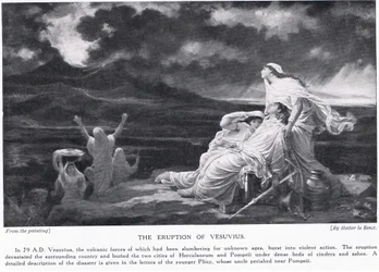 De uitbarsting van de Vesuvius 79AD