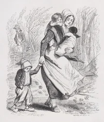 Jeanne, de roodharige uit Het Complete Werk van Béranger, 1836