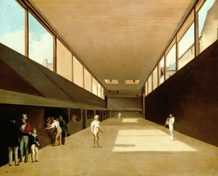 Interieur van de Jeu de Paume, Versailles