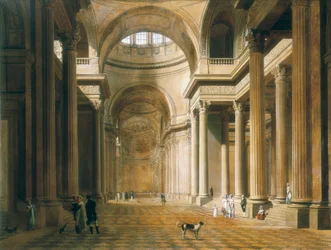 Interieur van het Pantheon in Parijs