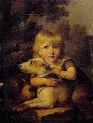 Portret van Louis Arnault (1803-1885) als kind