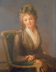 Portret van Lucile Desmoulins, geboren Duplessis