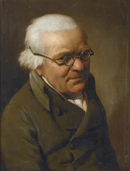 Portret van een man met een bril