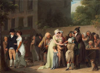 De Kaartspeler op de Boulevard, 1806